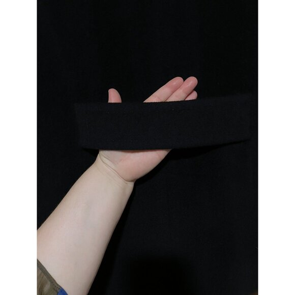 Vintage Lambswool Cashmere Overcoat 6 Pockets Minimalist Neutral Luxury Preppy - Picture 7 of 12